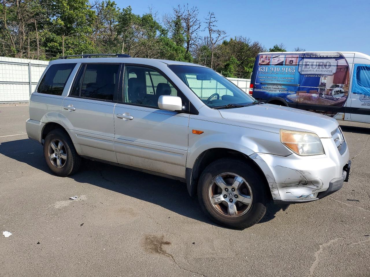 2008 Honda Pilot Exl Silver vin: 5FNYF18568B057520