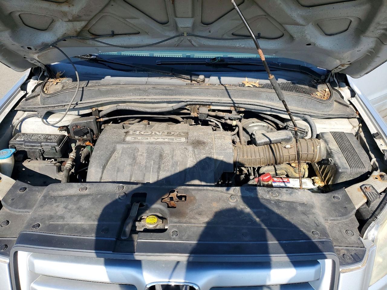 2008 Honda Pilot Exl Silver vin: 5FNYF18568B057520