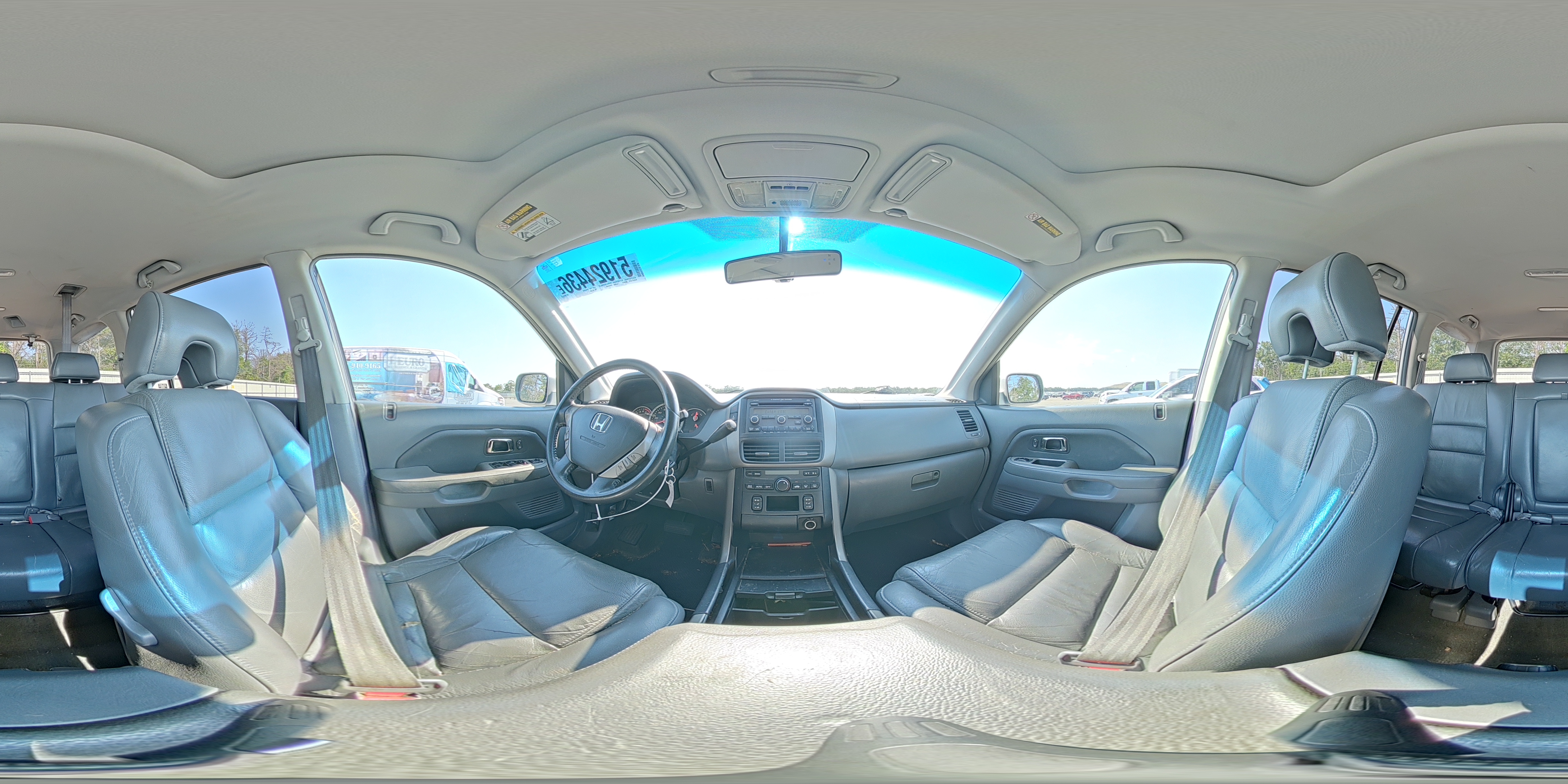 2008 Honda Pilot Exl Silver vin: 5FNYF18568B057520