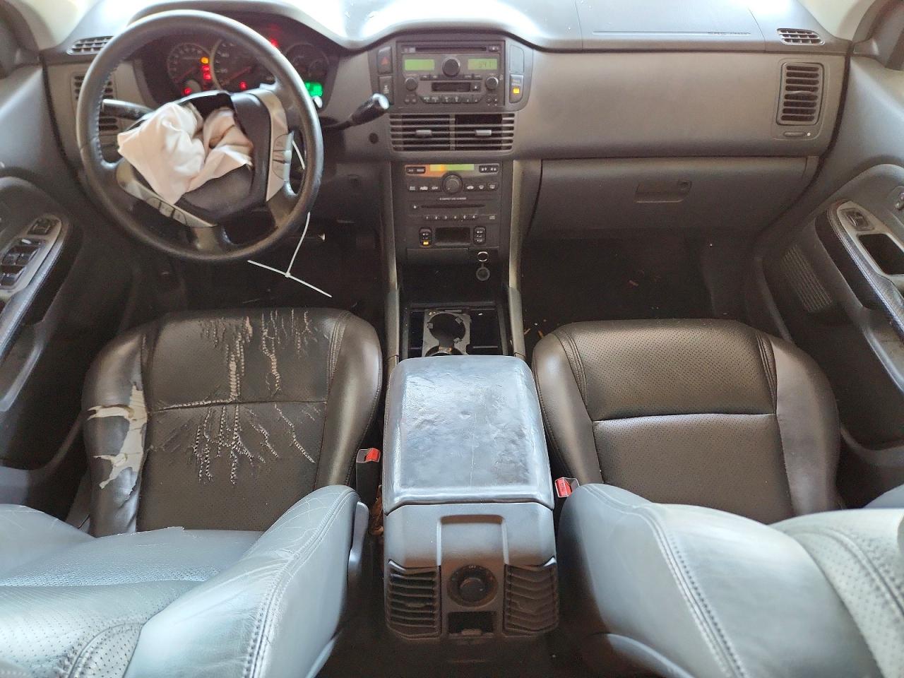 2005 Honda Pilot Exl Silver vin: 5FNYF18575B044481