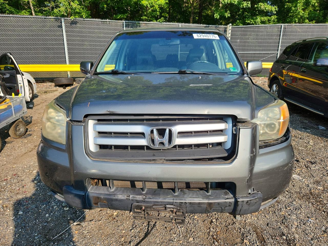 2007 Honda Pilot Exl Gray vin: 5FNYF18577B000211