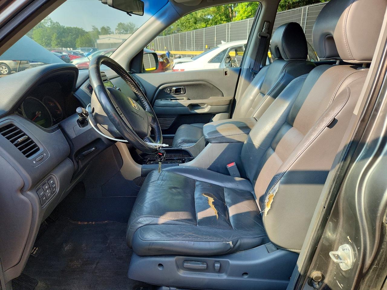 2007 Honda Pilot Exl Gray vin: 5FNYF18577B000211