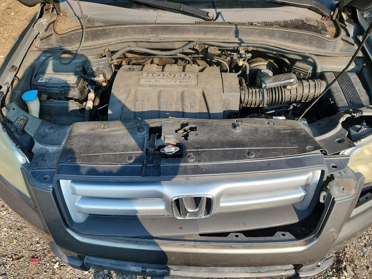 2007 Honda Pilot Exl Gray vin: 5FNYF18577B000211