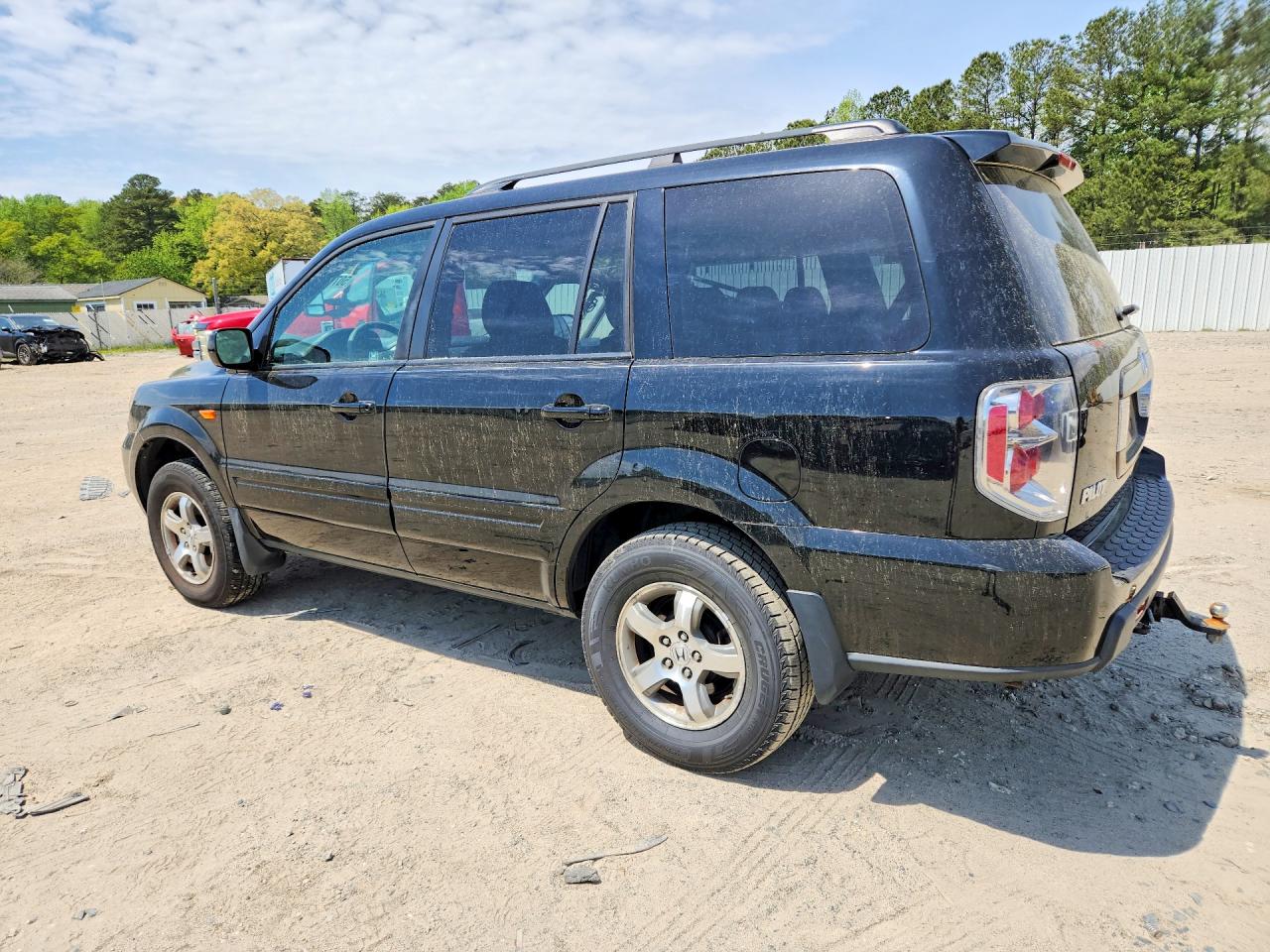 2007 Honda Pilot Exl Black vin: 5FNYF18577B002413