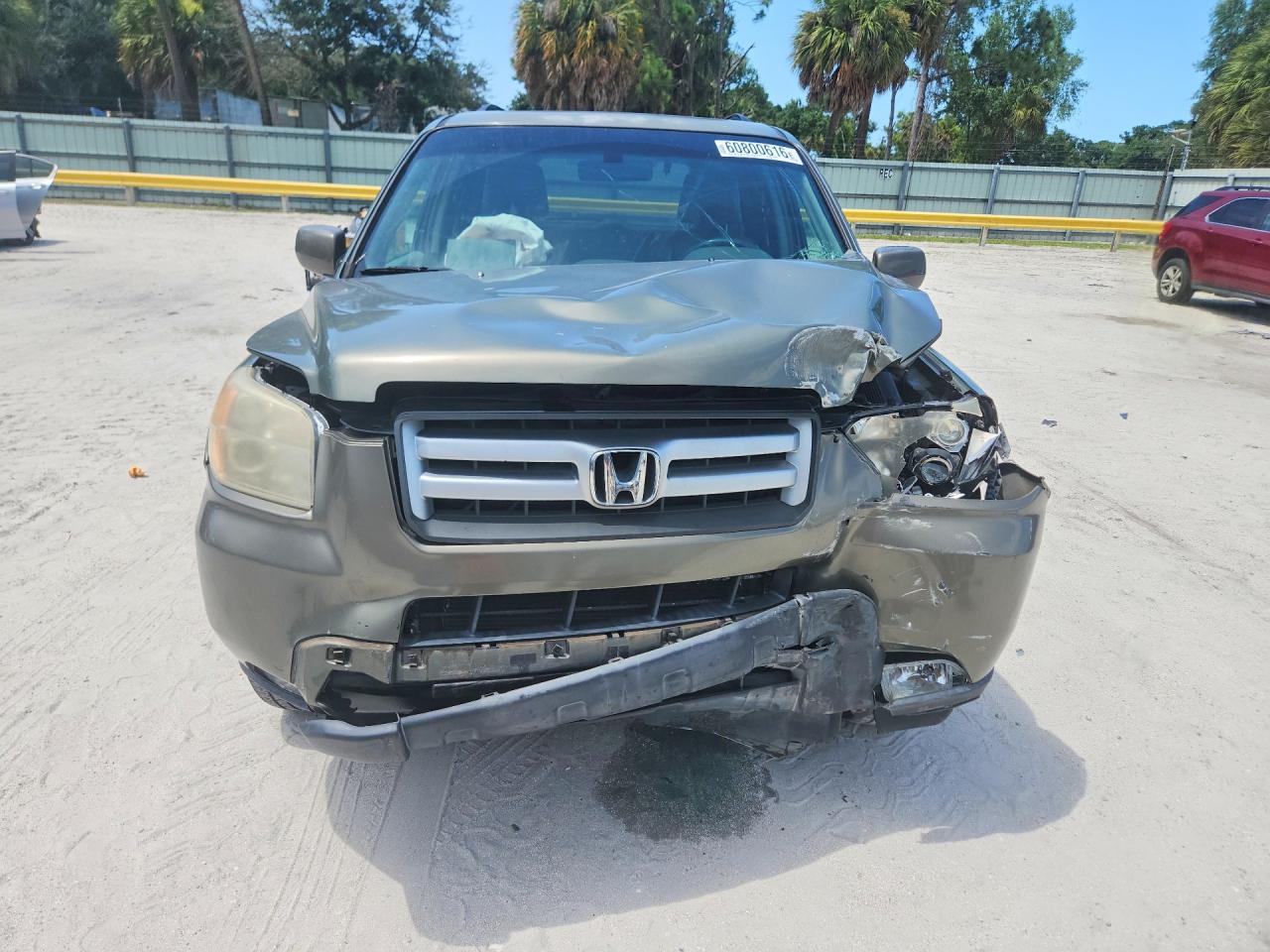 2007 Honda Pilot Exl Green vin: 5FNYF18577B033001