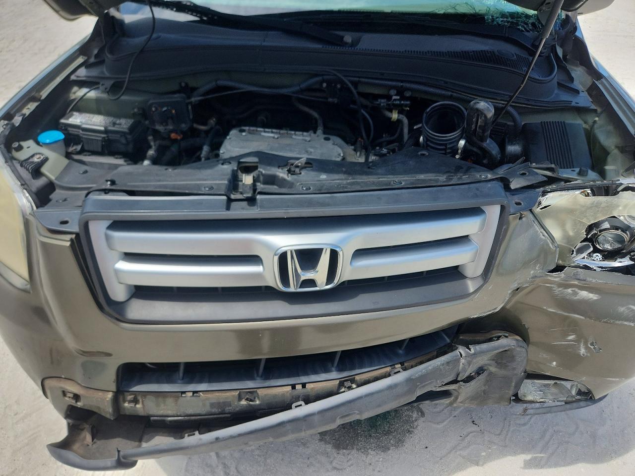 2007 Honda Pilot Exl Green vin: 5FNYF18577B033001