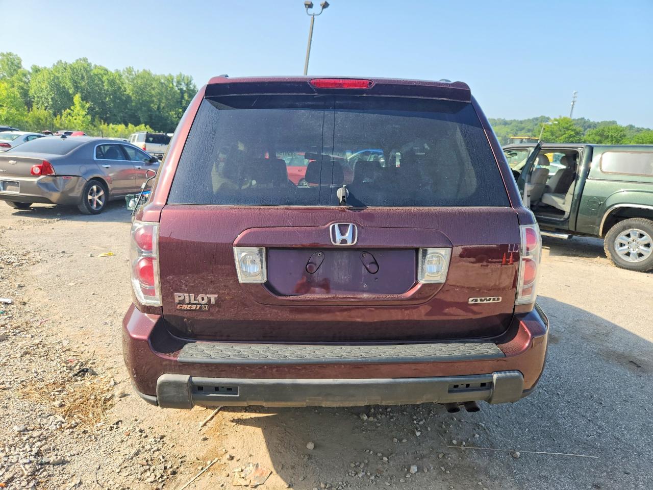 2008 Honda Pilot Exl Brown vin: 5FNYF18578B003000