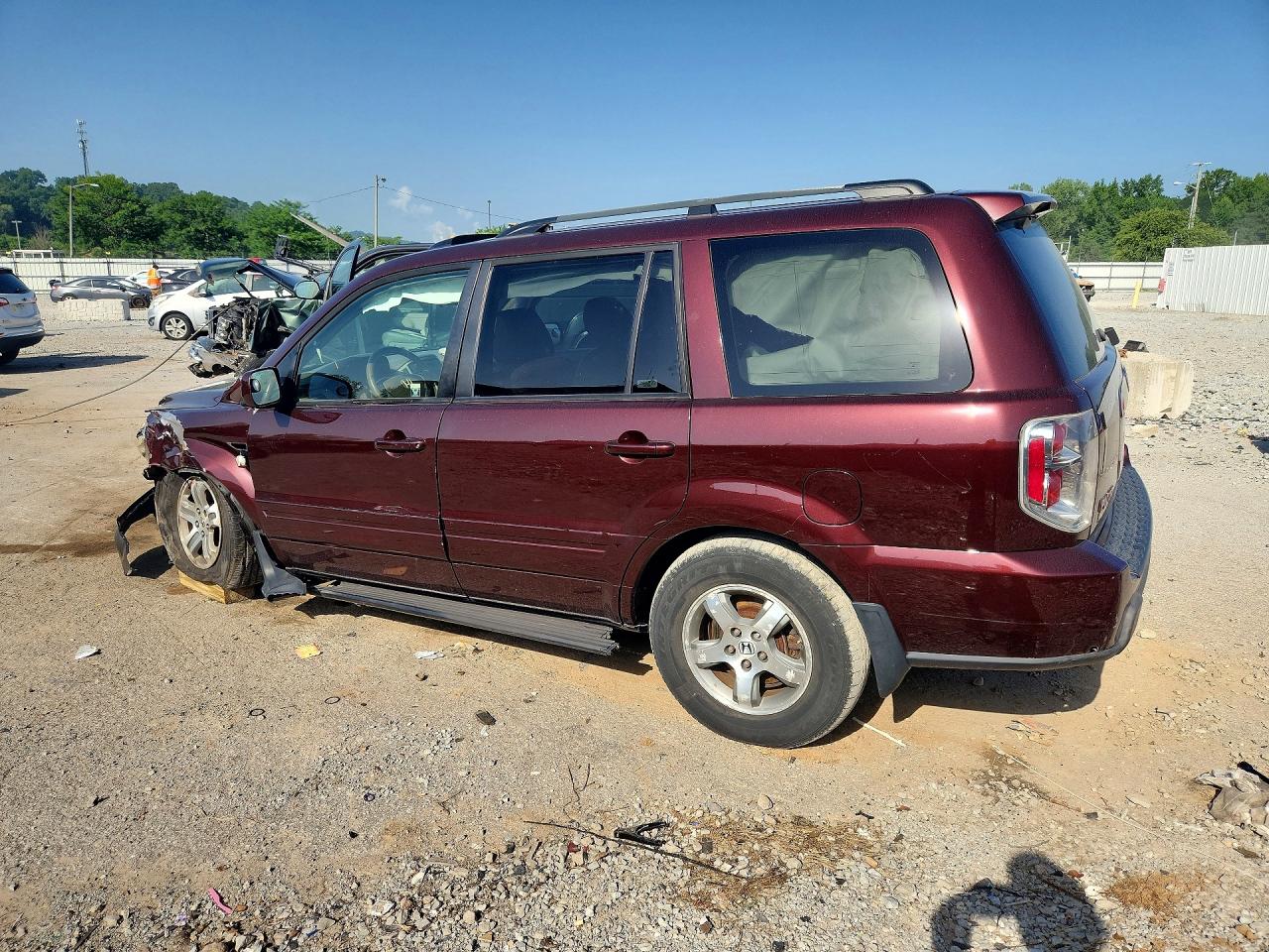 2008 Honda Pilot Exl Brown vin: 5FNYF18578B003000