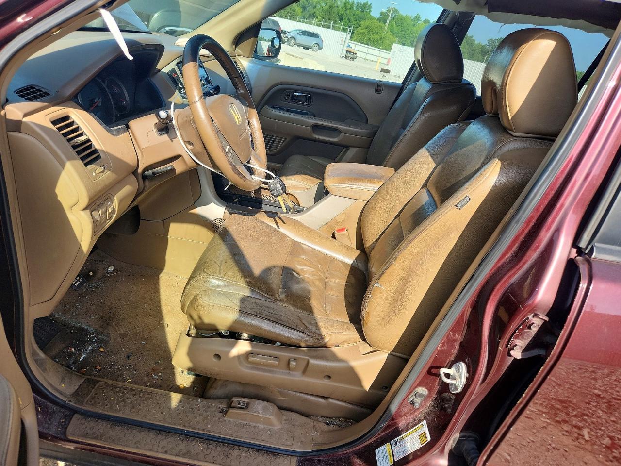 2008 Honda Pilot Exl Brown vin: 5FNYF18578B003000