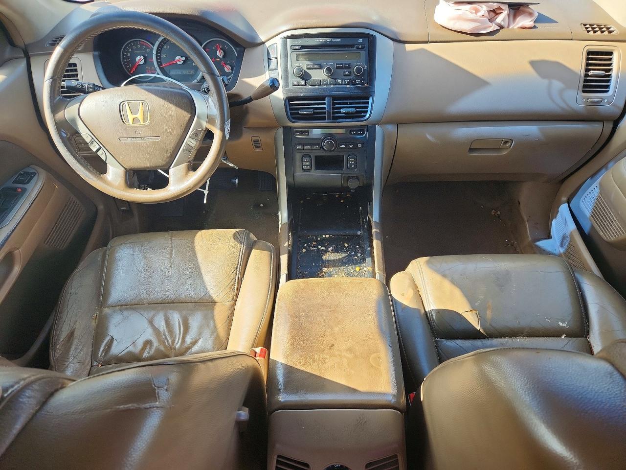 2008 Honda Pilot Exl Brown vin: 5FNYF18578B003000