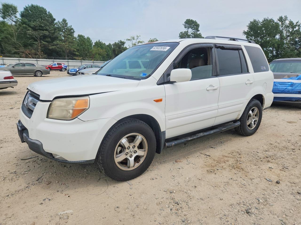 2008 Honda Pilot Exl White vin: 5FNYF18578B025952