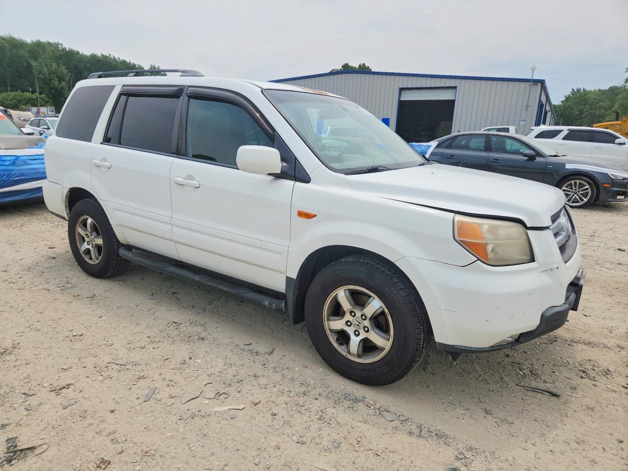 2008 Honda Pilot Exl White vin: 5FNYF18578B025952