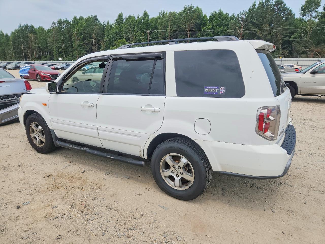 2008 Honda Pilot Exl White vin: 5FNYF18578B025952