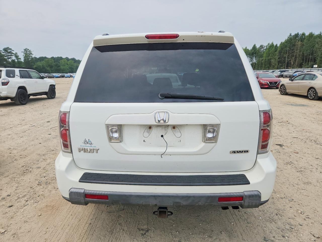 2008 Honda Pilot Exl White vin: 5FNYF18578B025952