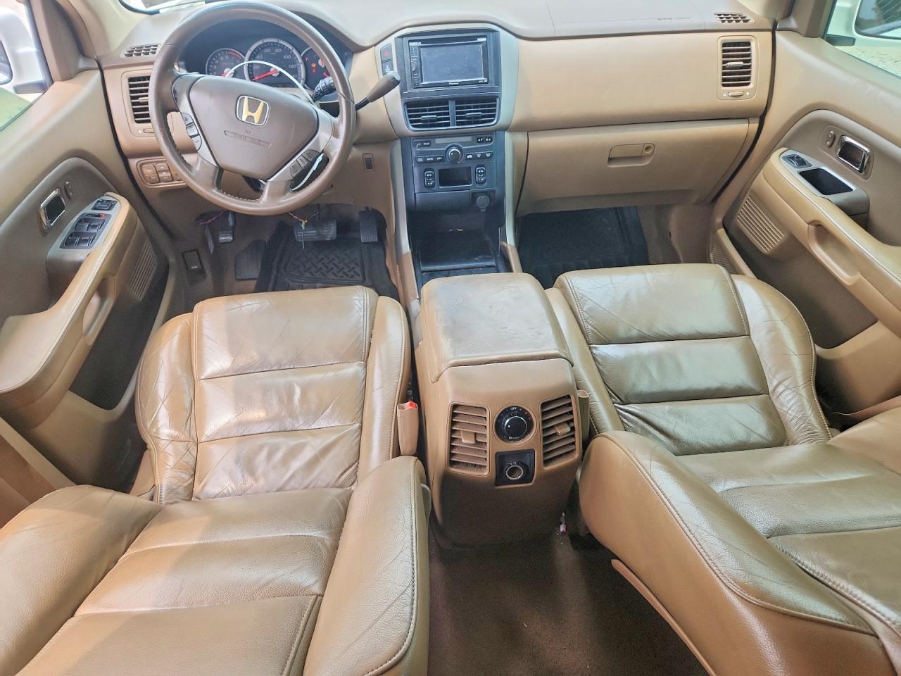 2008 Honda Pilot Exl White vin: 5FNYF18578B025952