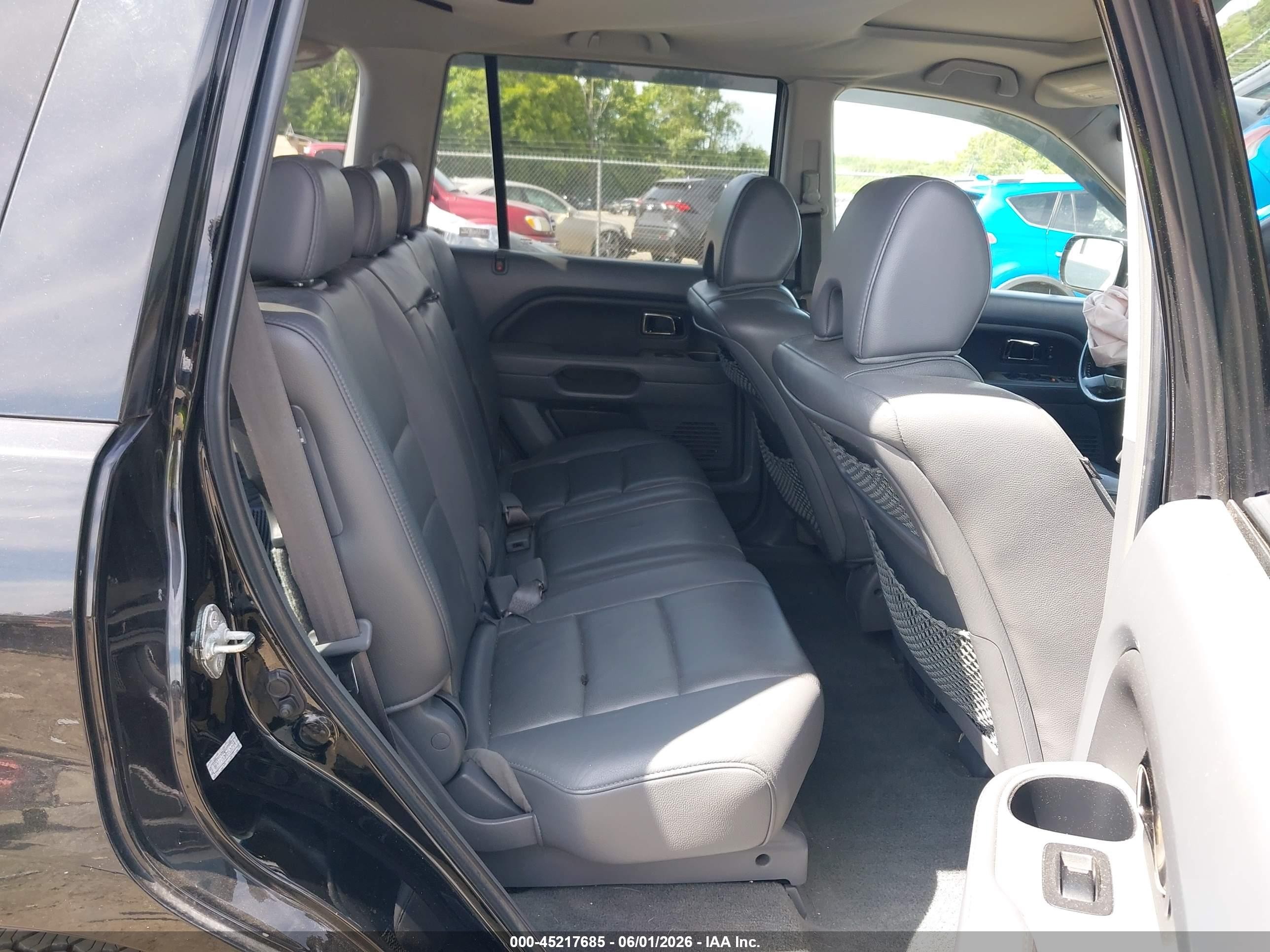 2008 Honda Pilot Ex-l Black vin: 5FNYF18578B053914