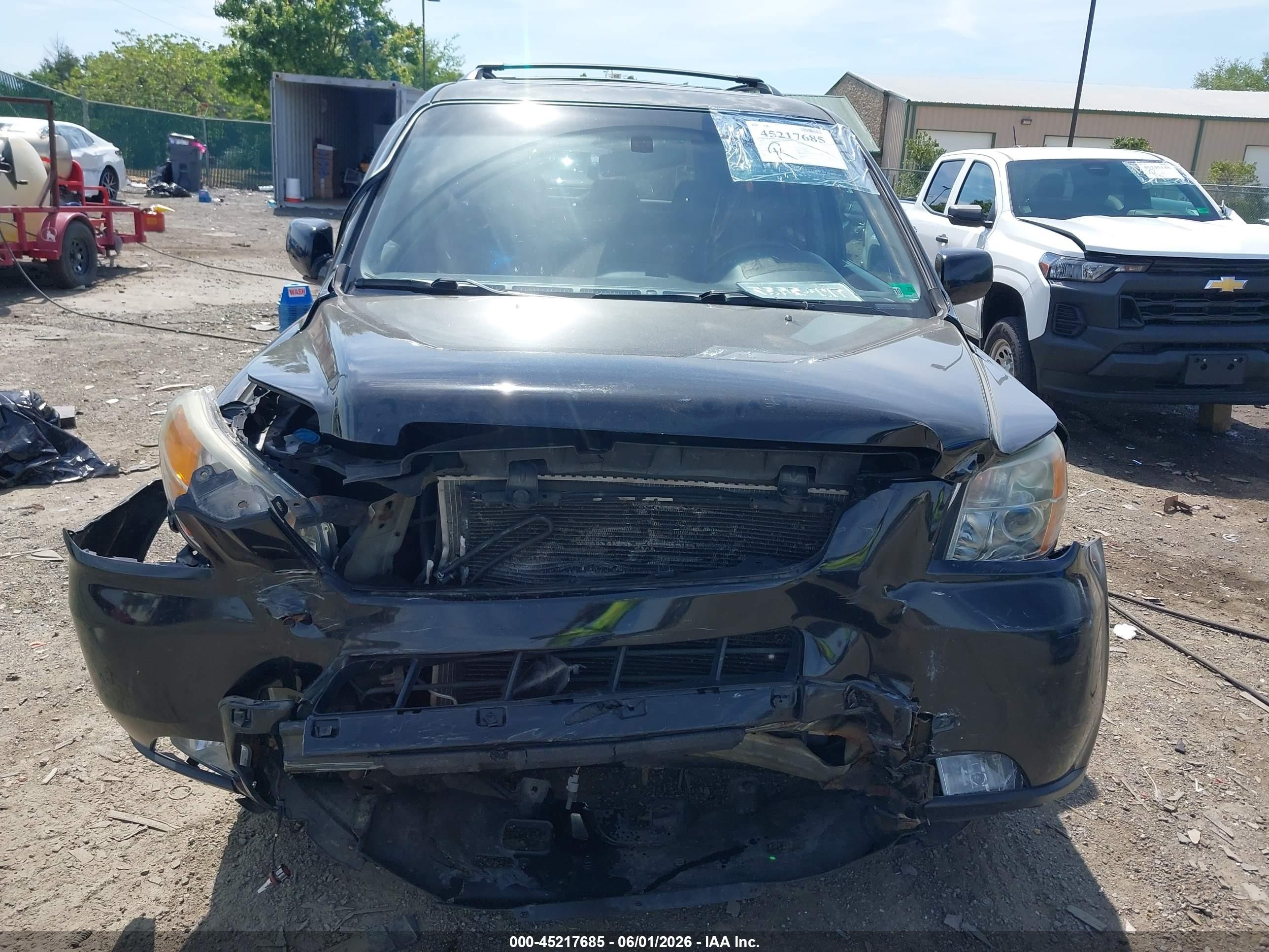 2008 Honda Pilot Ex-l Black vin: 5FNYF18578B053914