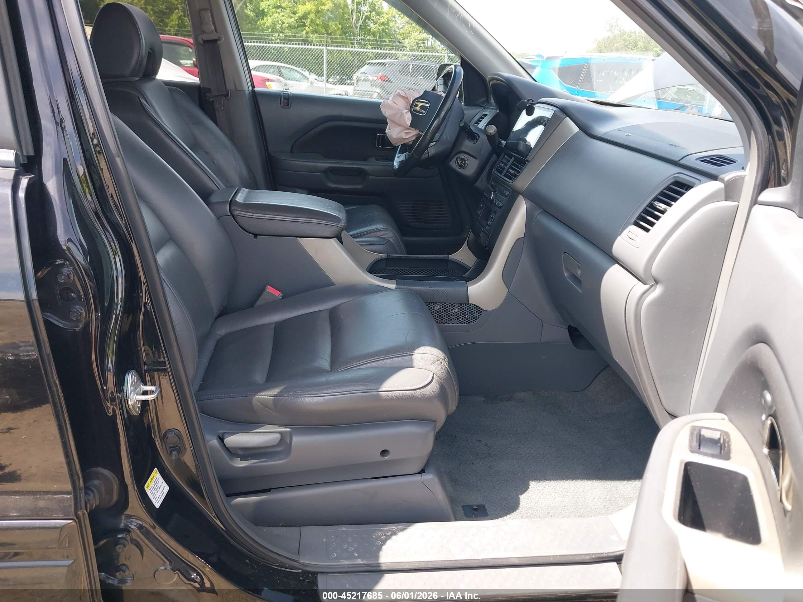 2008 Honda Pilot Ex-l Black vin: 5FNYF18578B053914