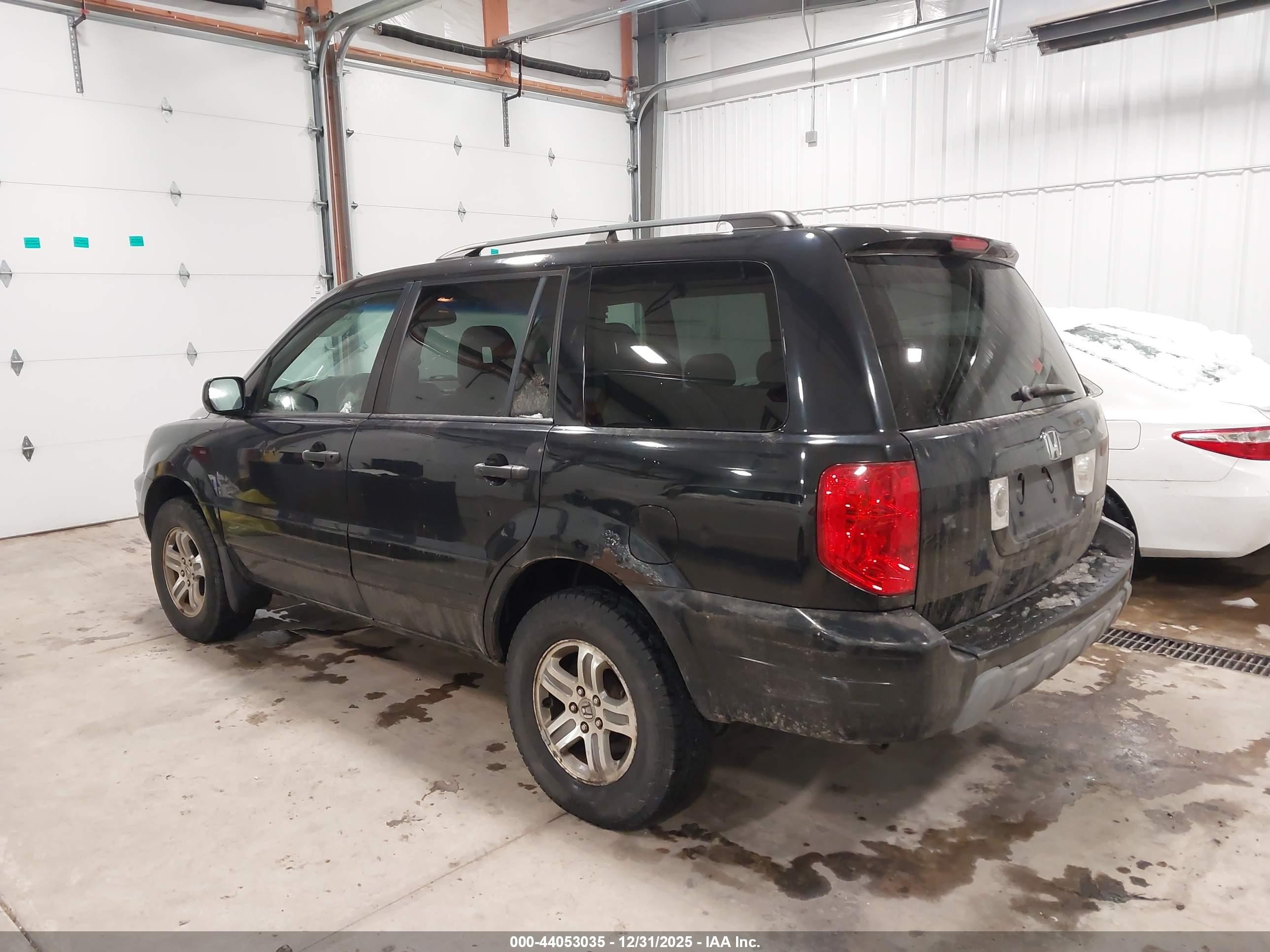 2004 Honda Pilot Ex-l Black vin: 5FNYF18584B002920