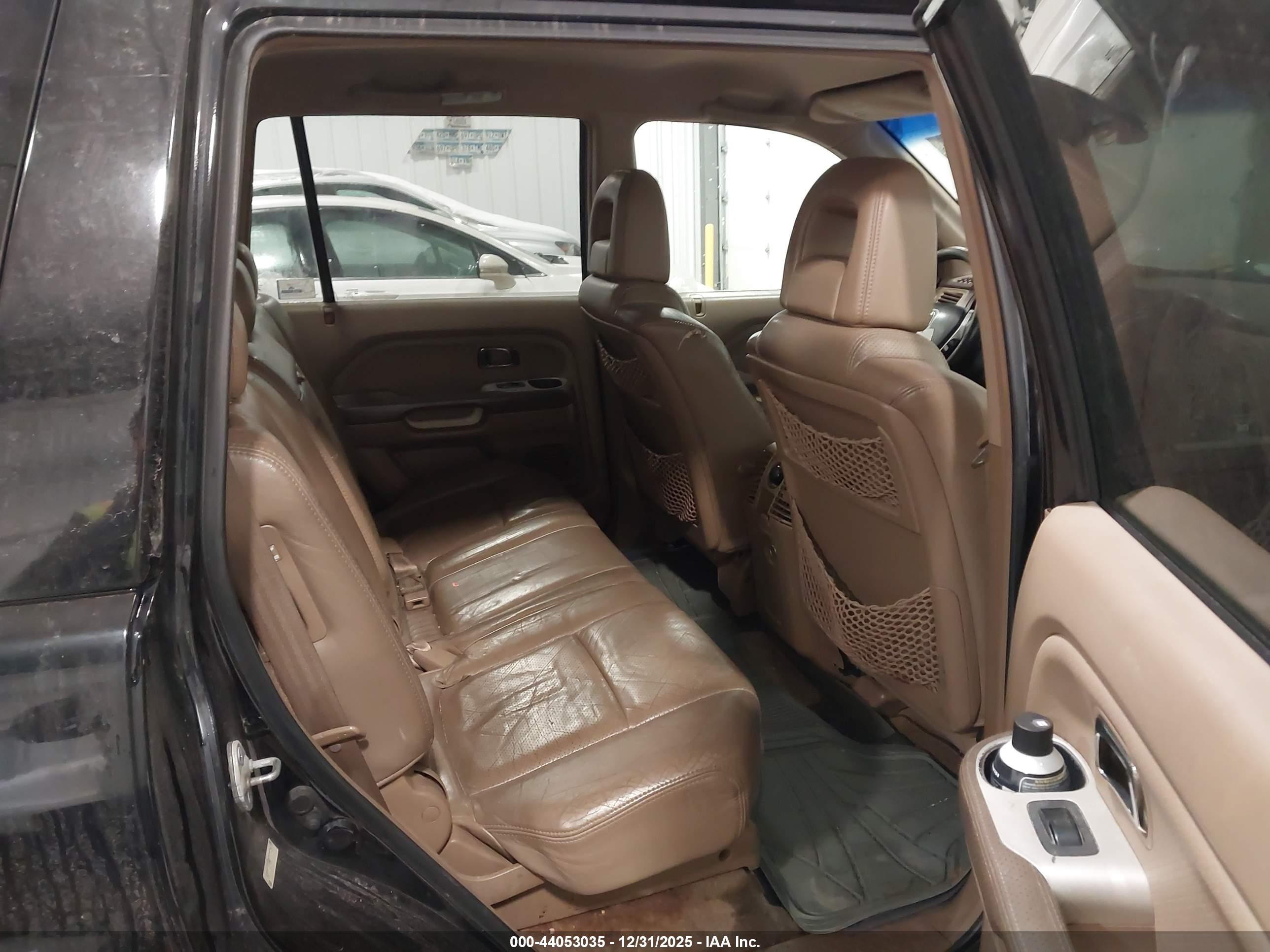 2004 Honda Pilot Ex-l Black vin: 5FNYF18584B002920