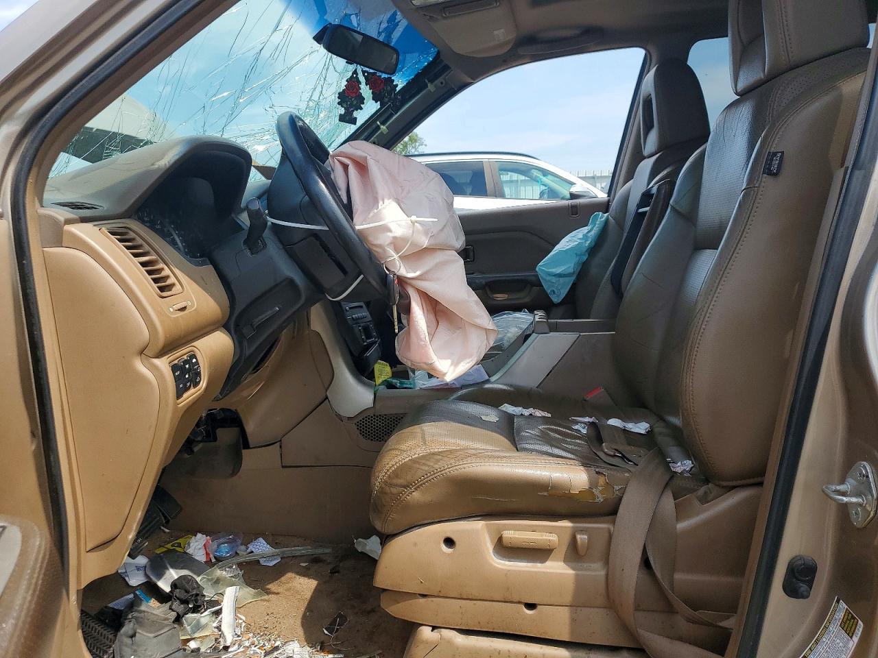 2005 Honda Pilot Exl Золотой vin: 5FNYF18585B017287