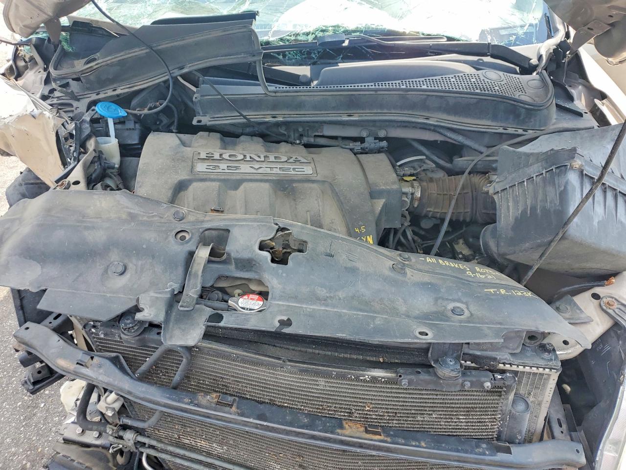 2005 Honda Pilot Exl Золотой vin: 5FNYF18585B017287
