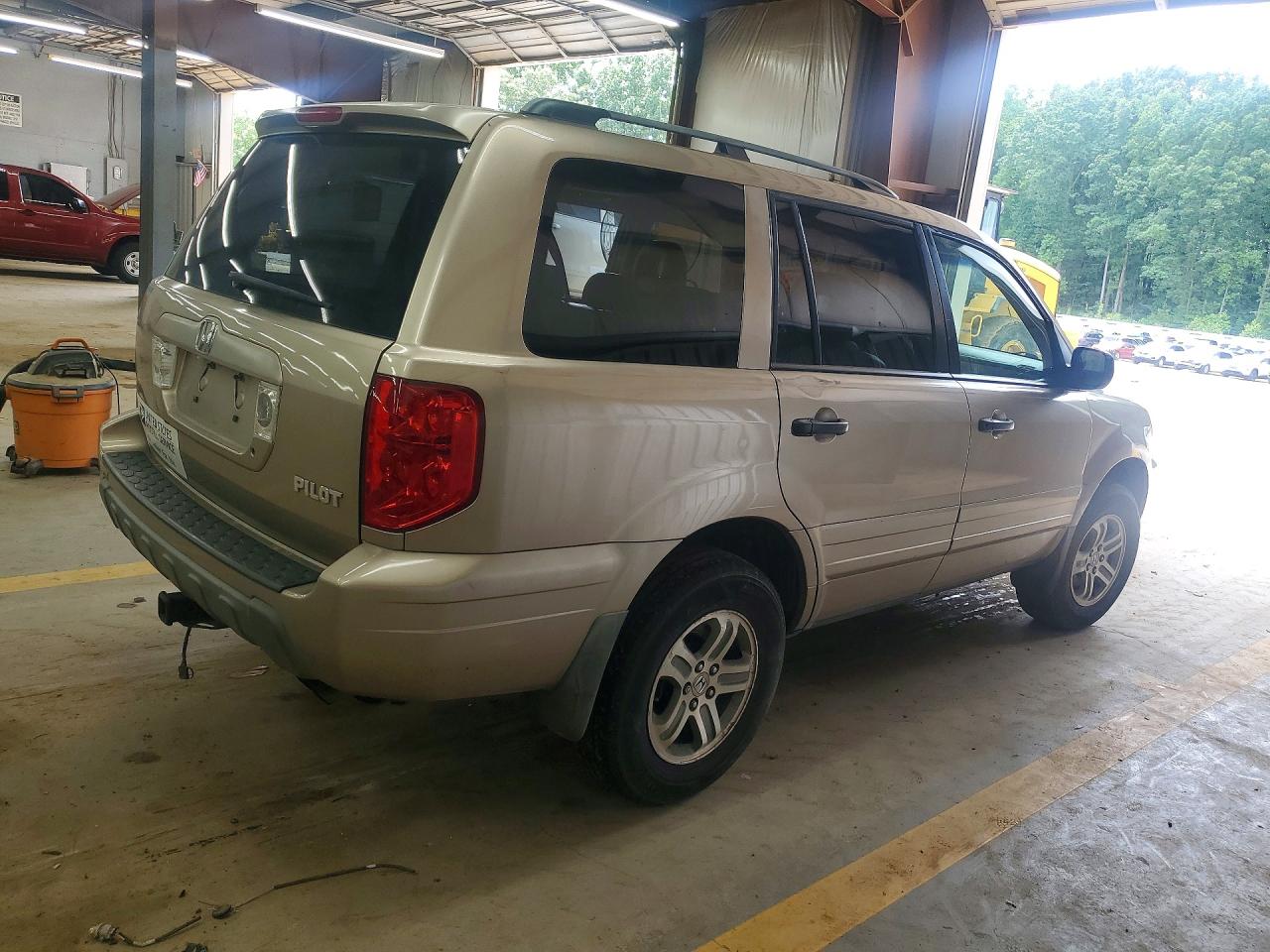 2005 Honda Pilot Exl Золотой vin: 5FNYF18585B063590