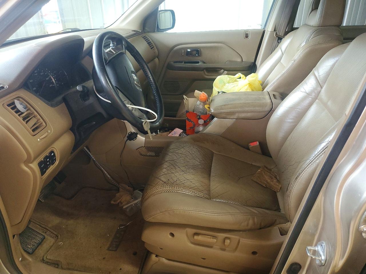 2005 Honda Pilot Exl Золотой vin: 5FNYF18585B063590