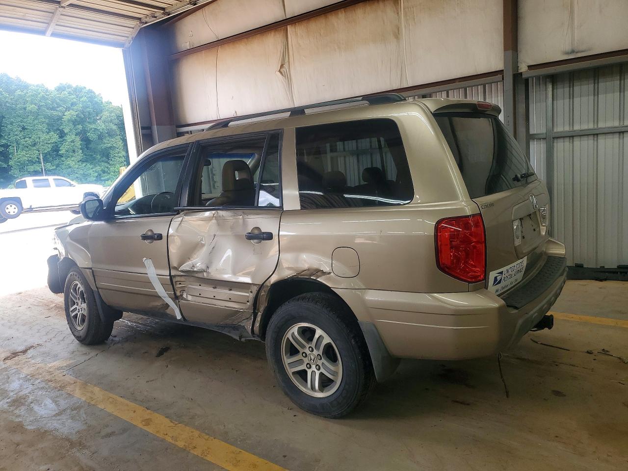 2005 Honda Pilot Exl Золотой vin: 5FNYF18585B063590