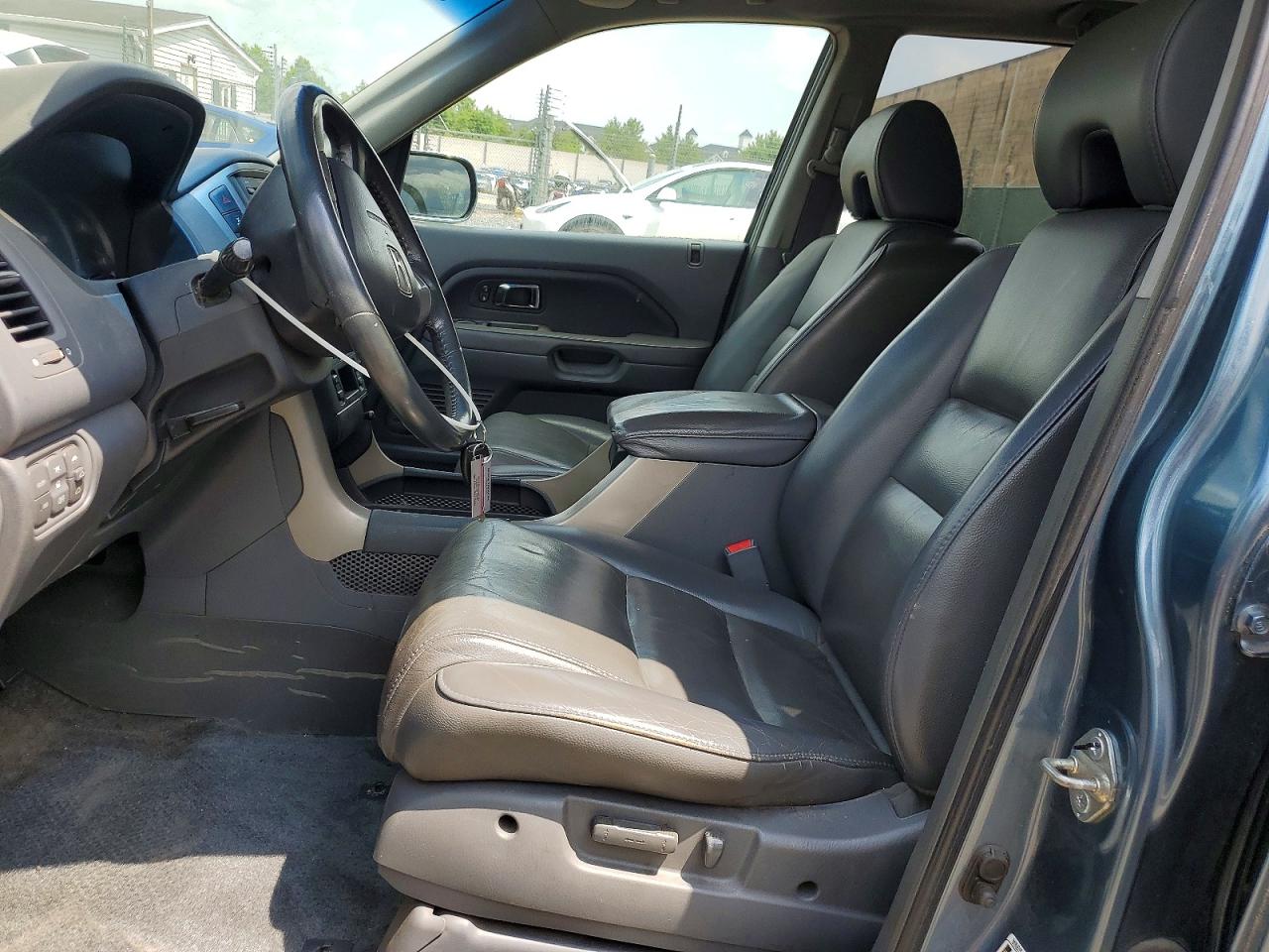 2006 Honda Pilot Ex Blue vin: 5FNYF18586B002841
