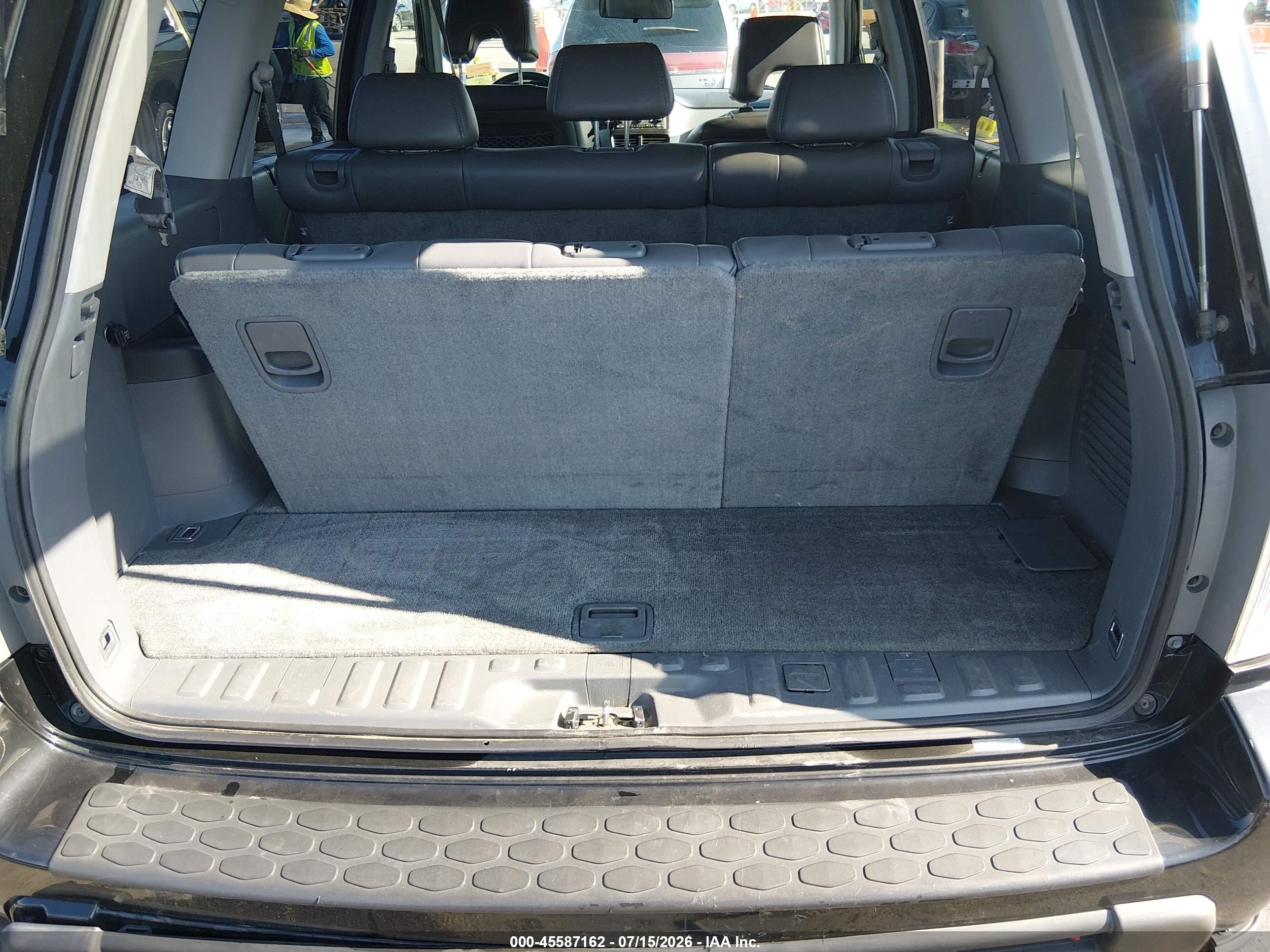 2007 Honda Pilot Ex-l Черный vin: 5FNYF18587B004610