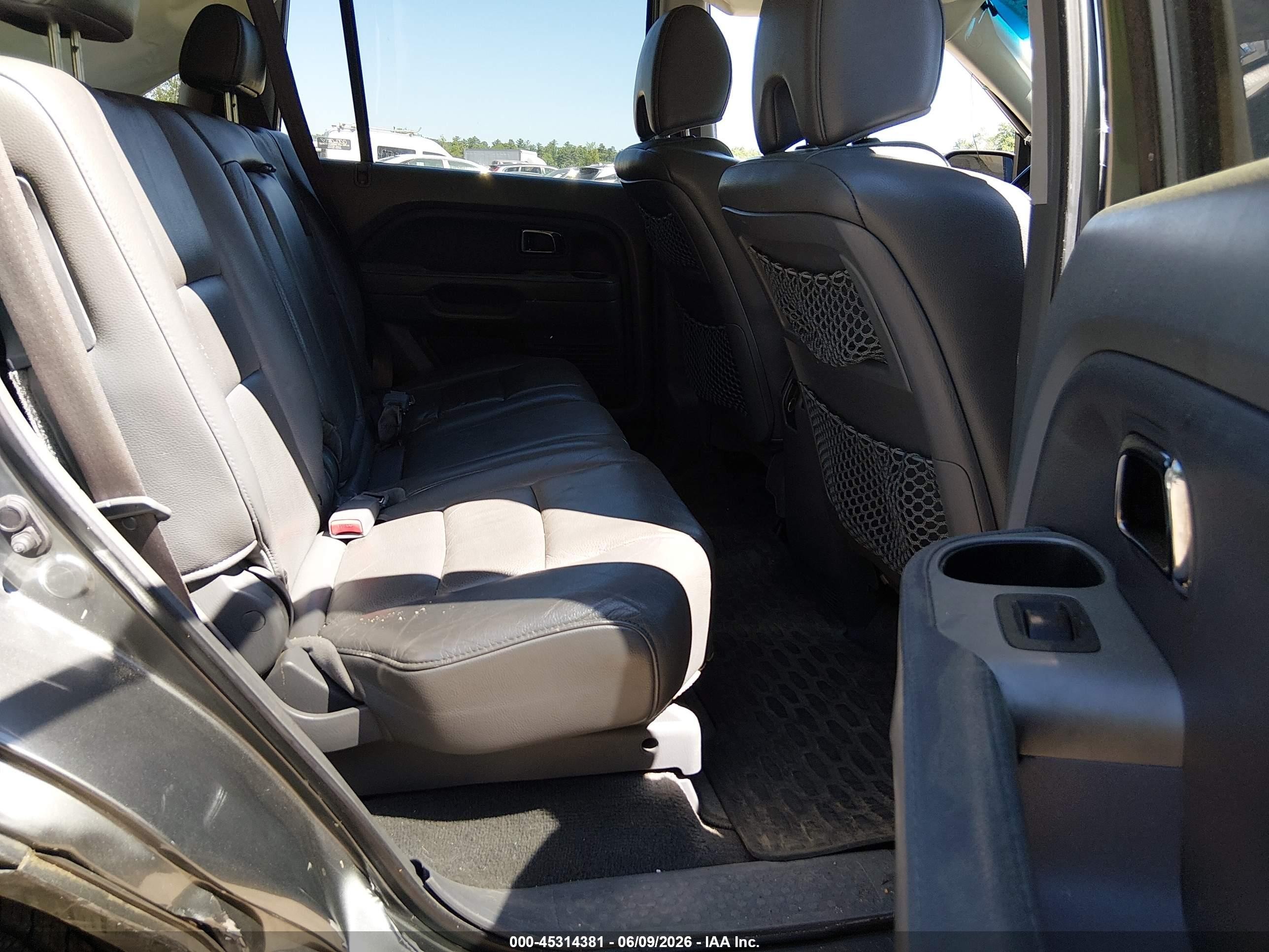 2007 Honda Pilot Ex-l Gray vin: 5FNYF18587B025389