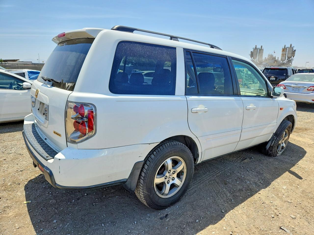 2008 Honda Pilot Exl Белый vin: 5FNYF18588B003765