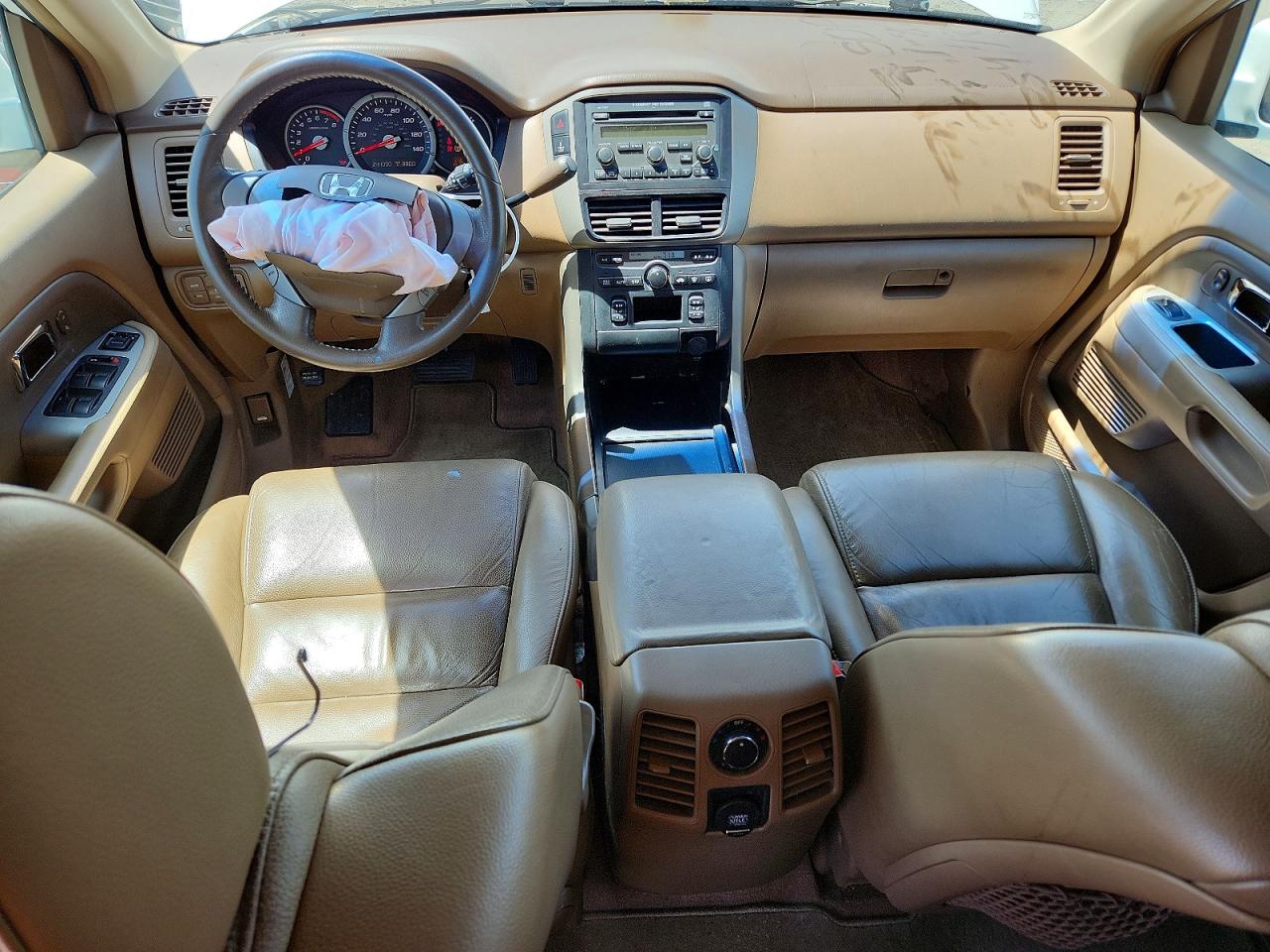 2008 Honda Pilot Exl Белый vin: 5FNYF18588B003765