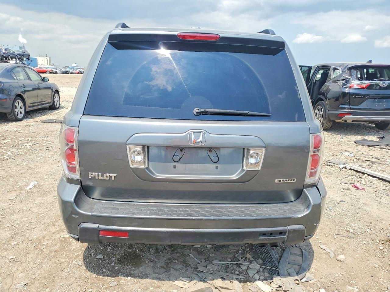 2008 Honda Pilot Exl Gray vin: 5FNYF18588B007038