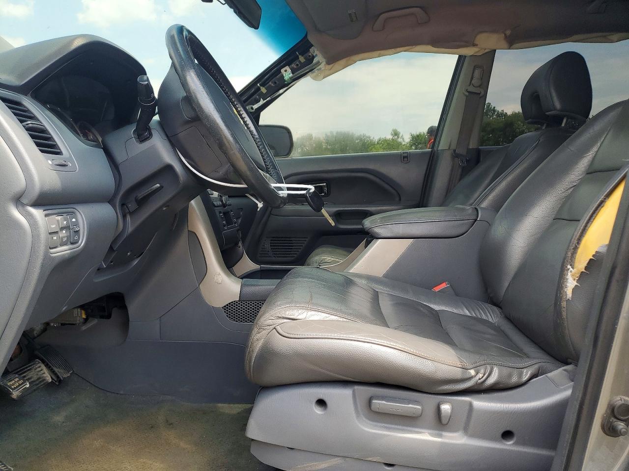 2008 Honda Pilot Exl Gray vin: 5FNYF18588B007038
