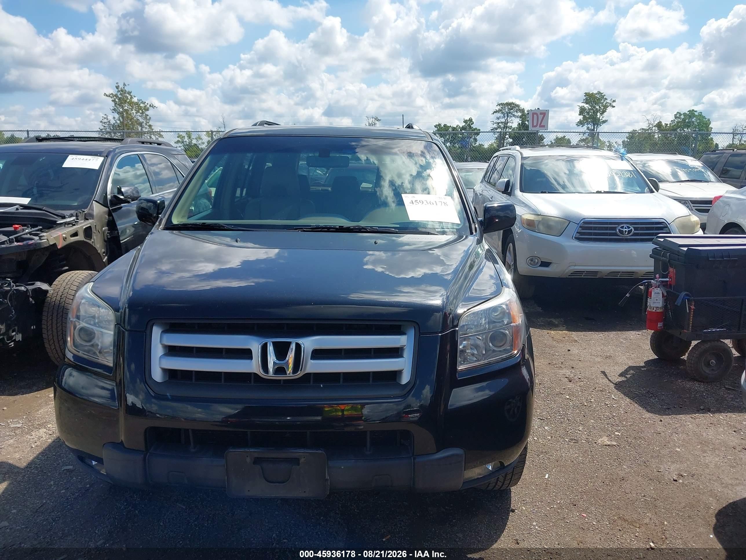 2008 Honda Pilot Ex-l Черный vin: 5FNYF18588B011820