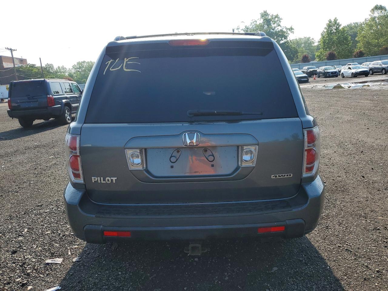 2008 Honda Pilot Exl Gray vin: 5FNYF18588B016452