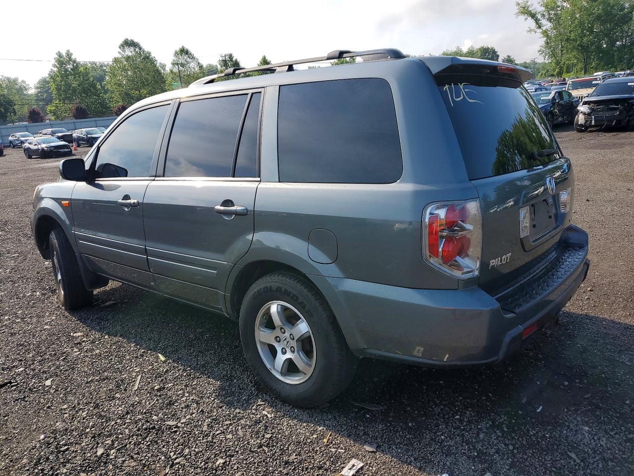 2008 Honda Pilot Exl Gray vin: 5FNYF18588B016452