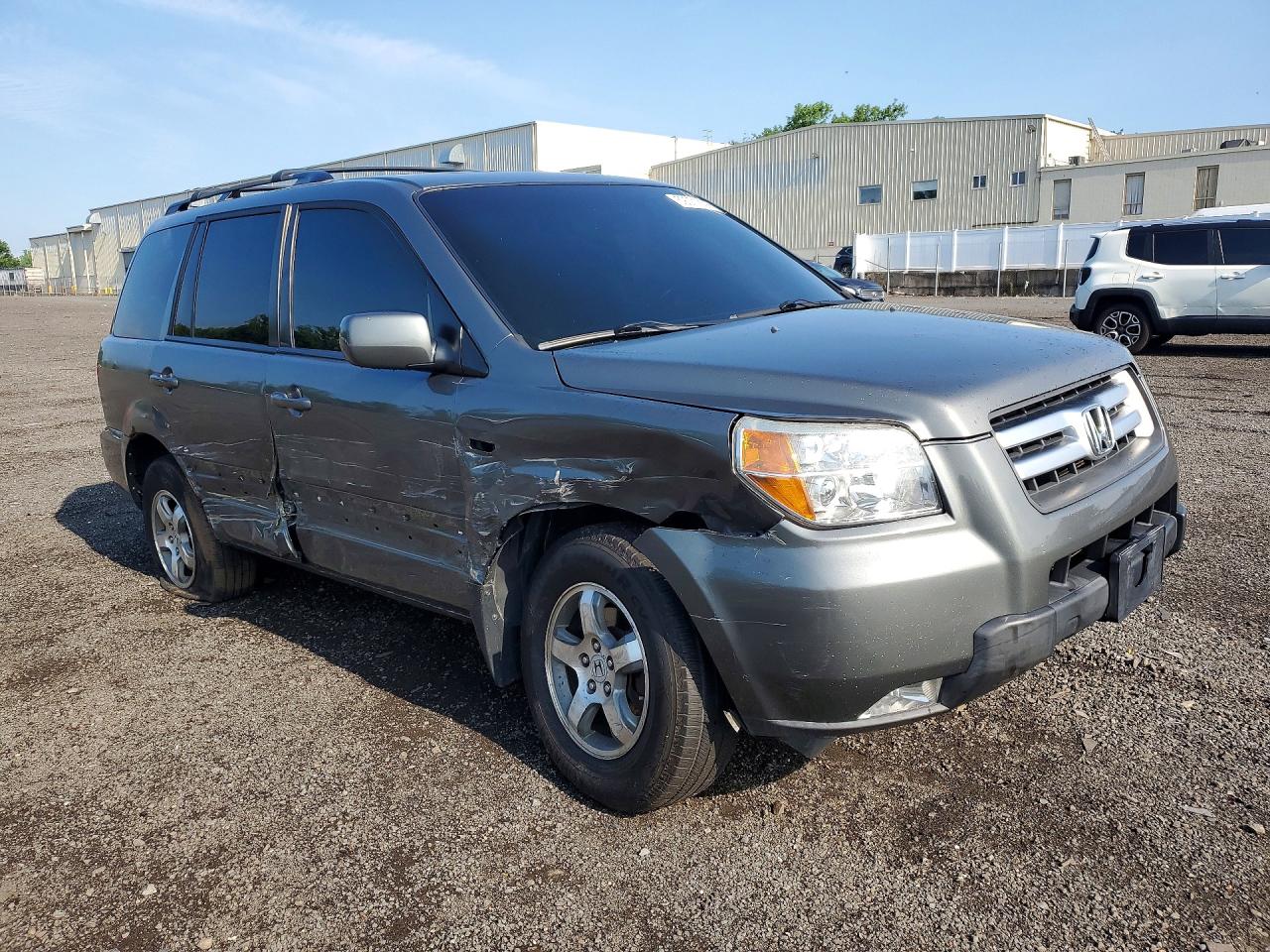 2008 Honda Pilot Exl Gray vin: 5FNYF18588B016452