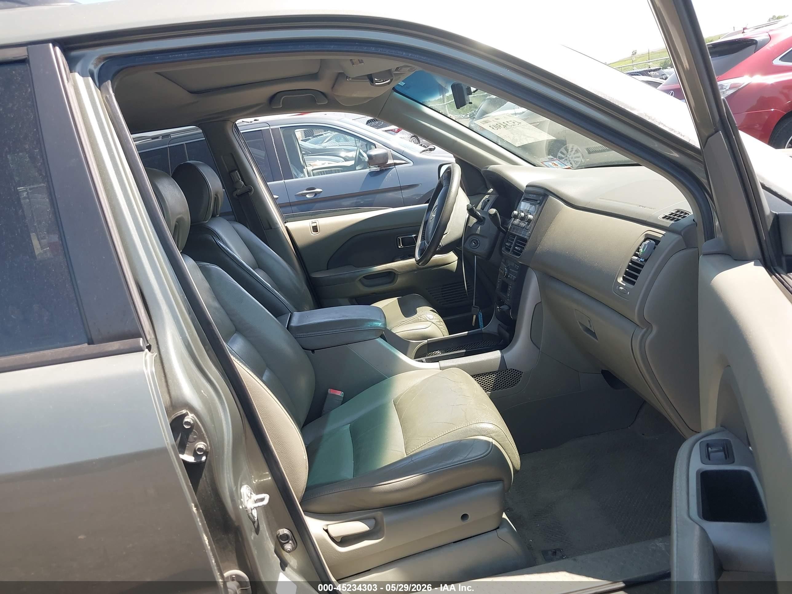 2008 Honda Pilot Ex-l Green vin: 5FNYF18588B020792