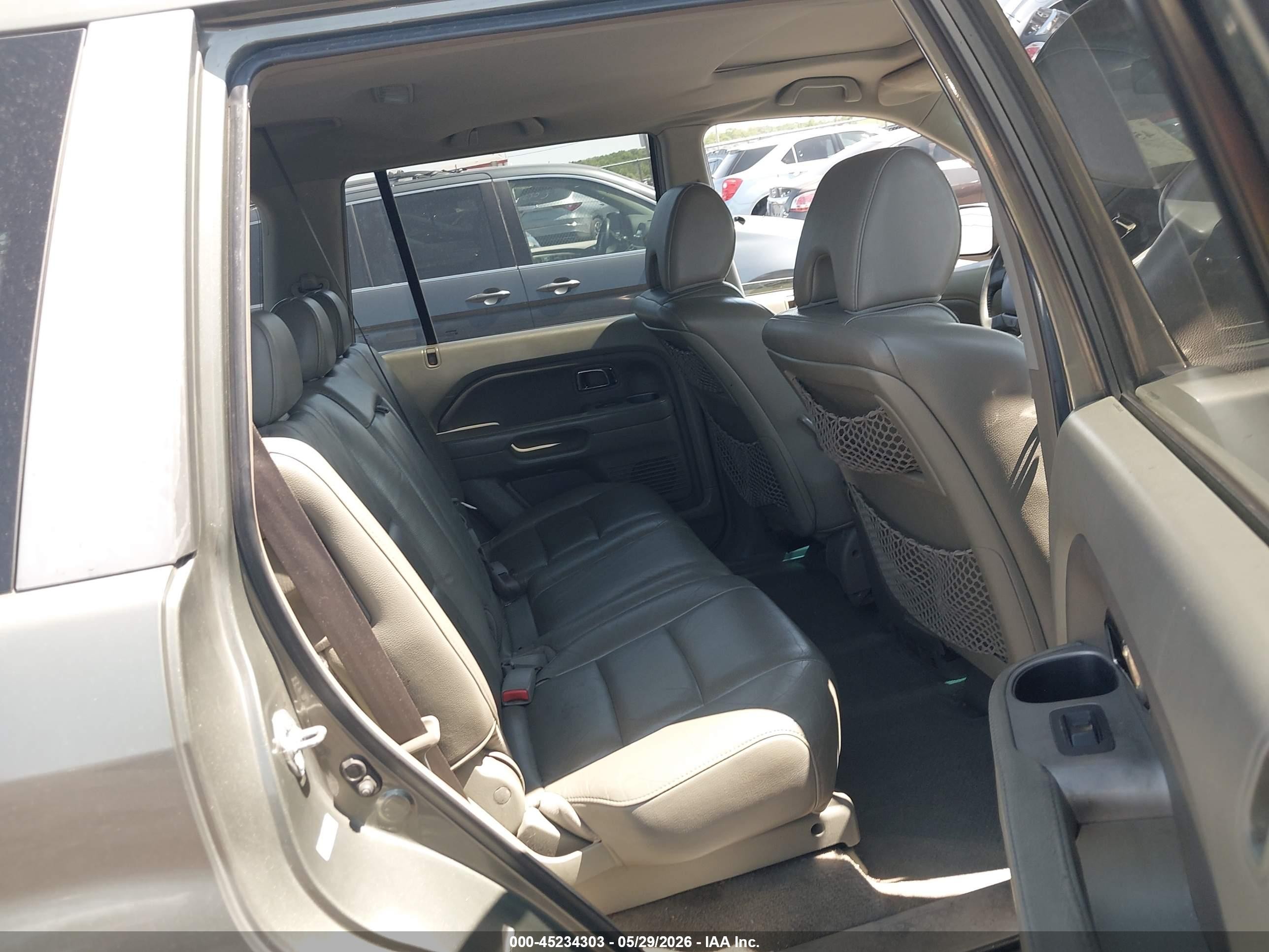 2008 Honda Pilot Ex-l Green vin: 5FNYF18588B020792