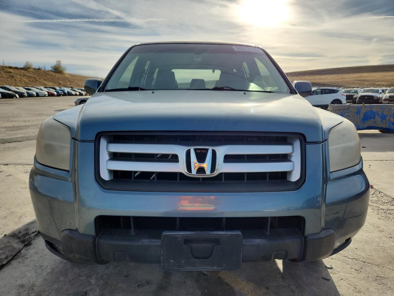 2008 Honda Pilot Exl Teal vin: 5FNYF18588B023580