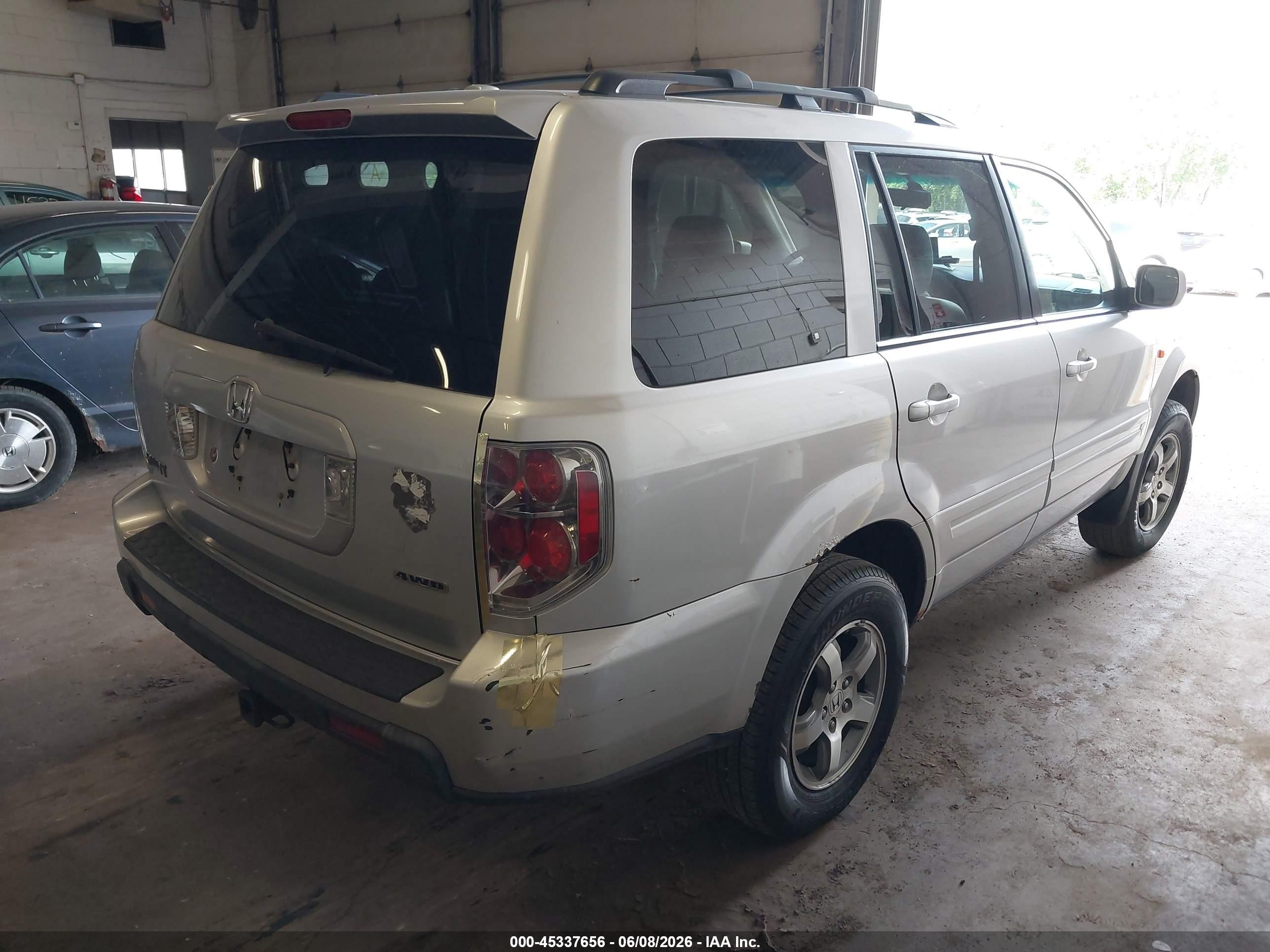 2008 Honda Pilot Ex-l Серебряный vin: 5FNYF18588B032344