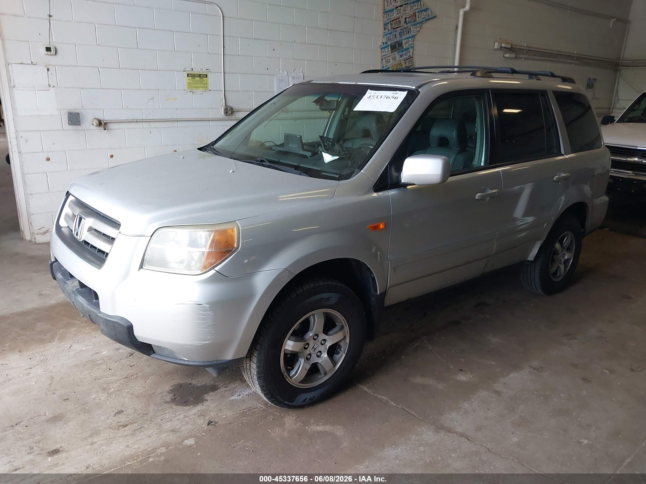 2008 Honda Pilot Ex-l Серебряный vin: 5FNYF18588B032344
