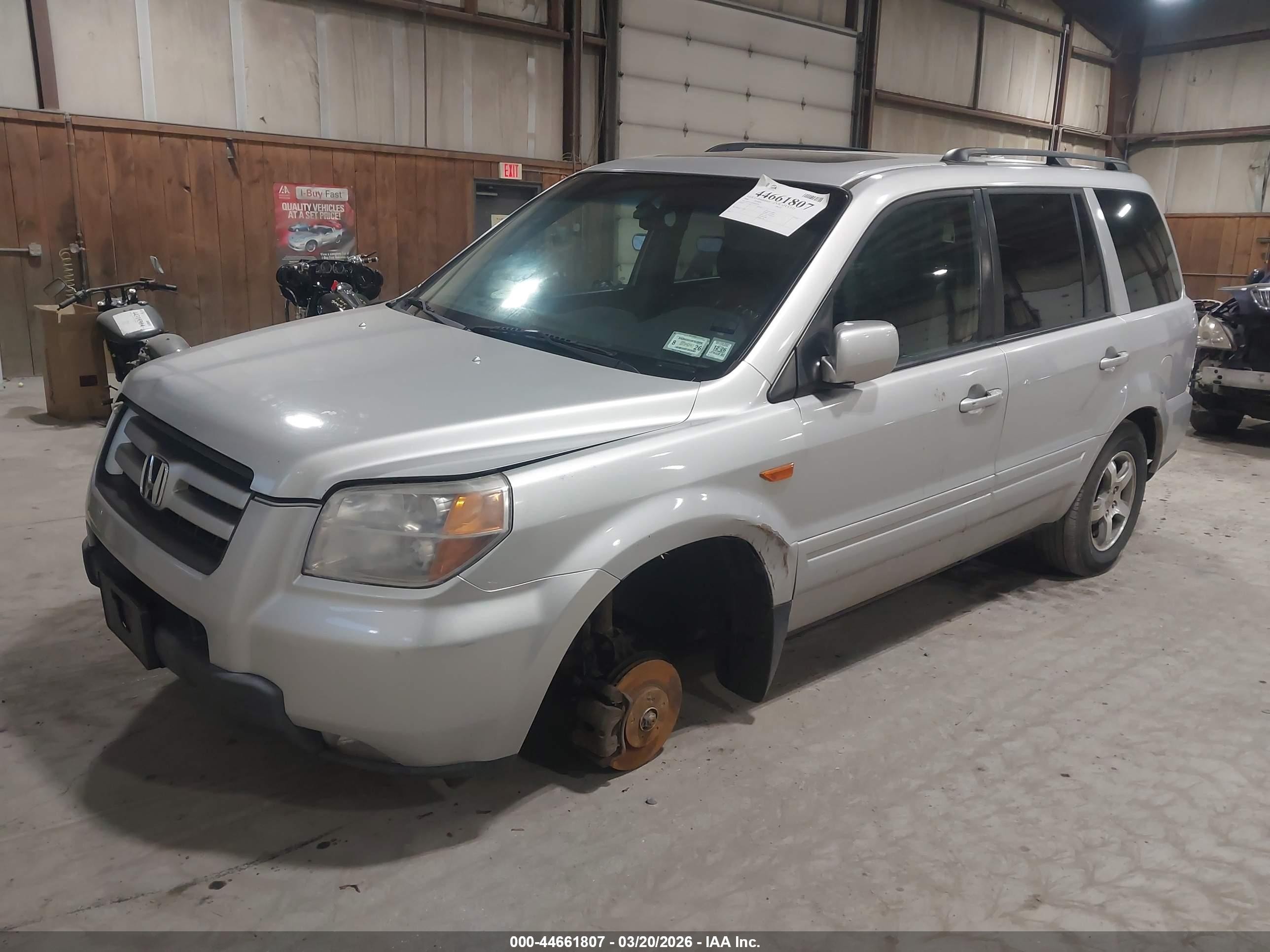 2008 Honda Pilot Ex-l Серебряный vin: 5FNYF18588B039164