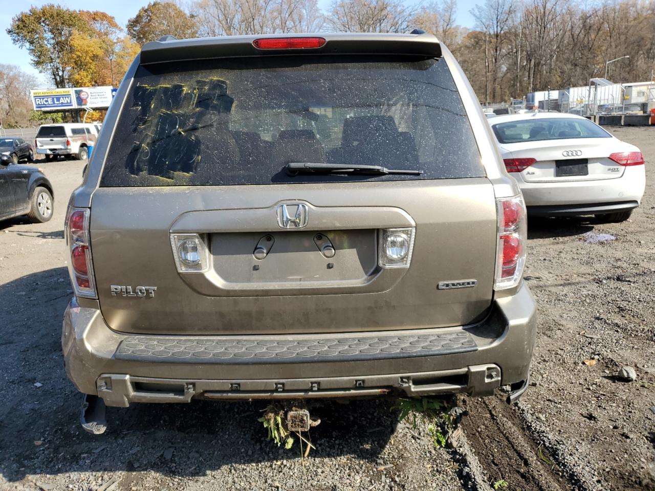2008 Honda Pilot Exl Gold vin: 5FNYF18588B041948
