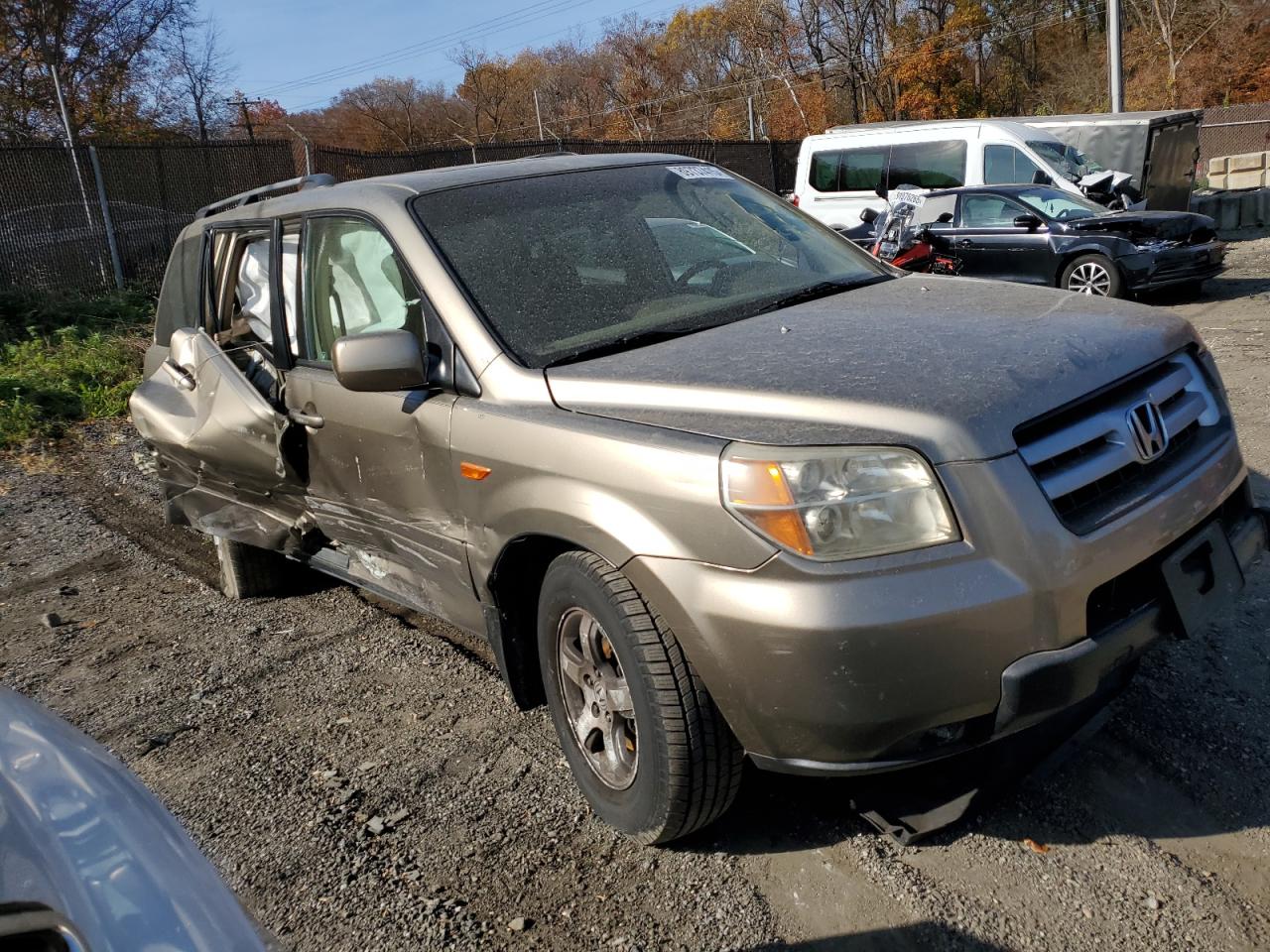 2008 Honda Pilot Exl Gold vin: 5FNYF18588B041948