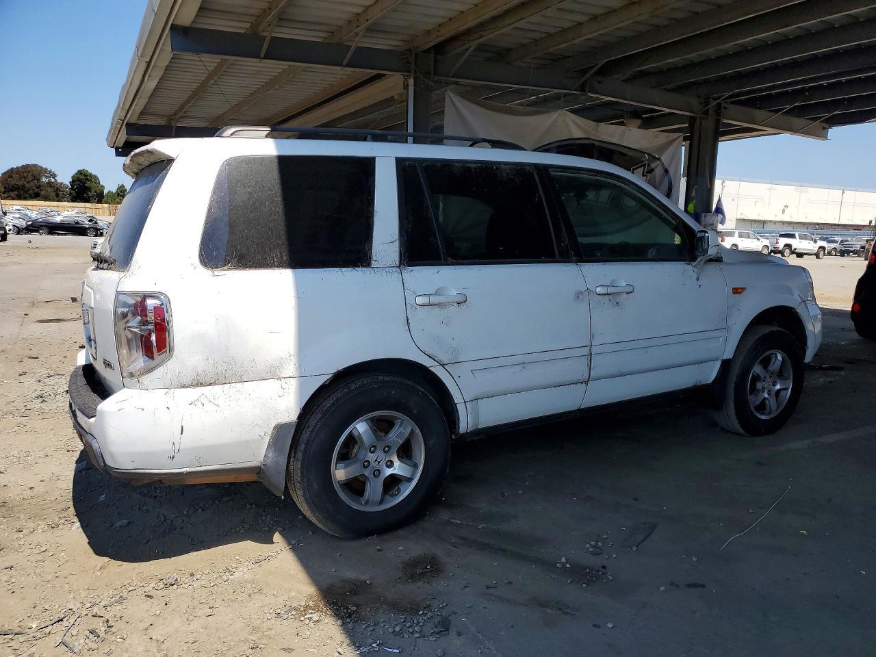 2008 Honda Pilot Exl White vin: 5FNYF18588B048902