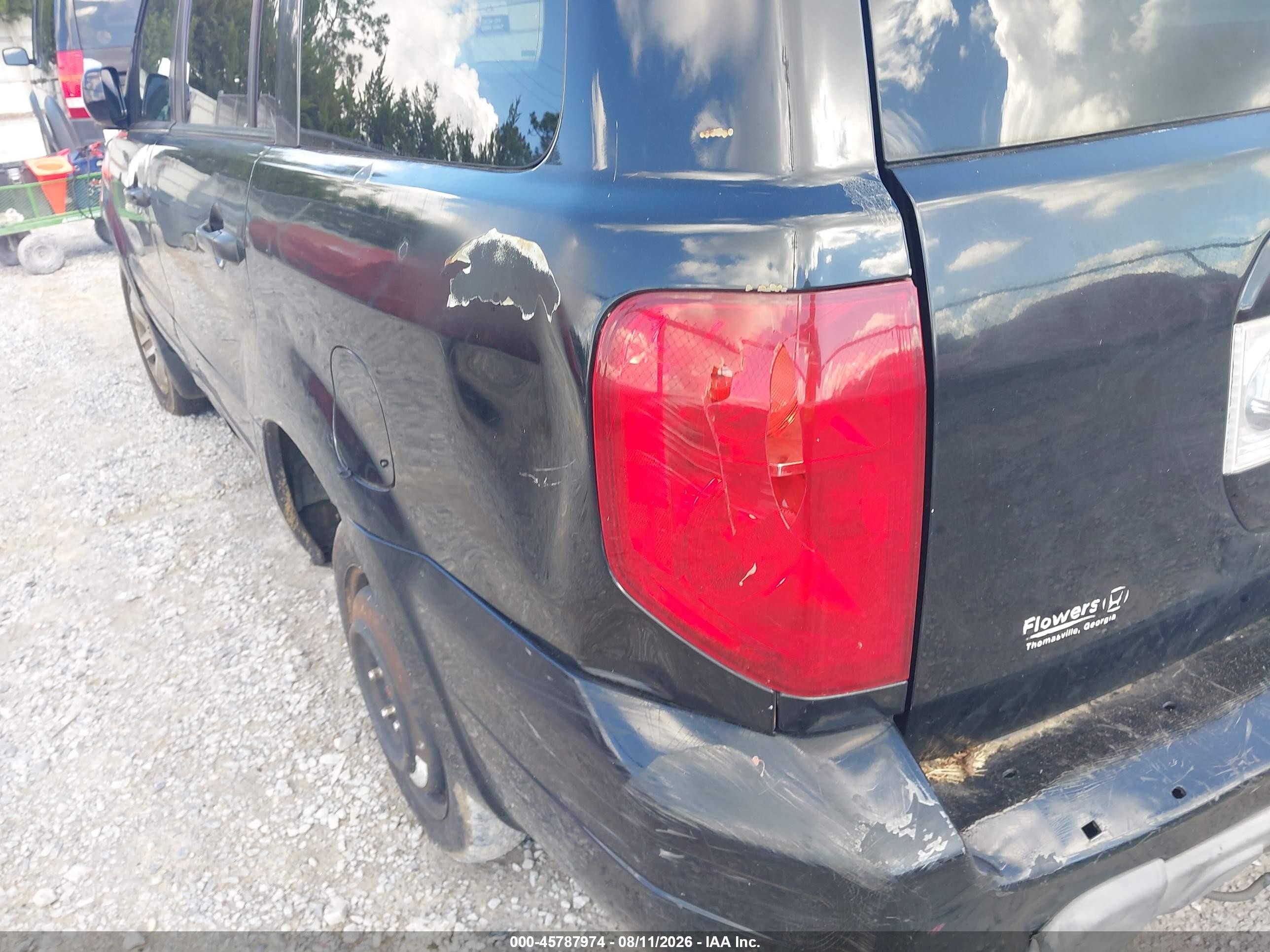 2004 Honda Pilot Ex-l Black vin: 5FNYF18594B002358